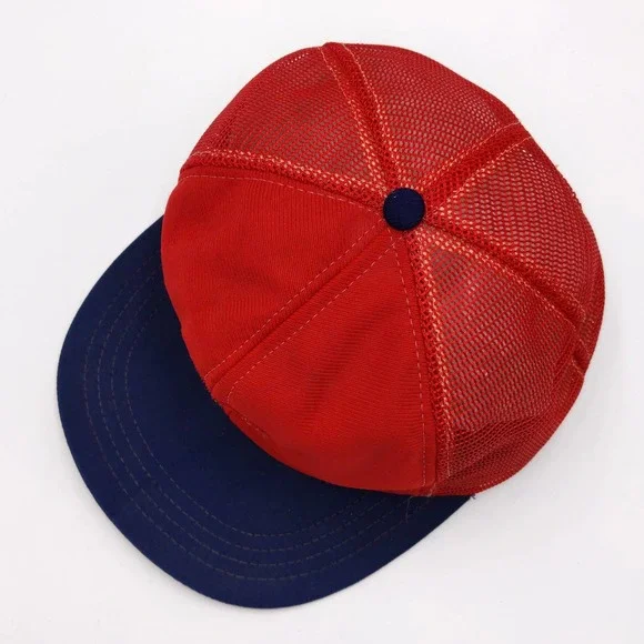 Vintage Minnesota Twins Snapback Trucker Hat Mesh Patch Logo MLB Cap 70s USA